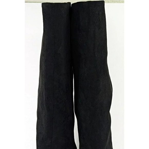 Jeffrey Campbell Women's Katerina Wedge Heel Boots Black Suede Size 10 MSRP $275 - Picture 5 of 11